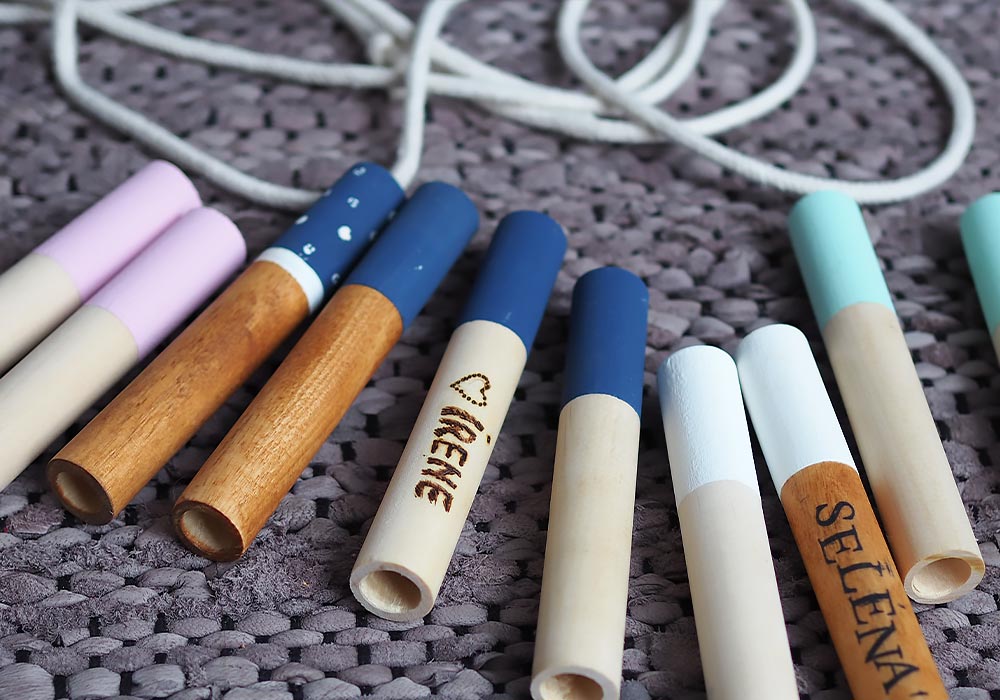 The Jump Rope – cute little wooden toy